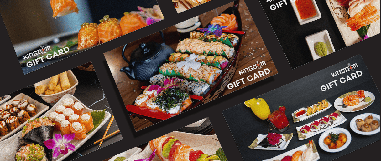 Kingdom Sushi Gift Card Collection