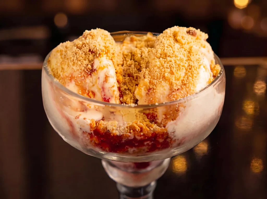 Crunchy Ice Cream - Premium Japanese Cuisine at Kingdom Sushi