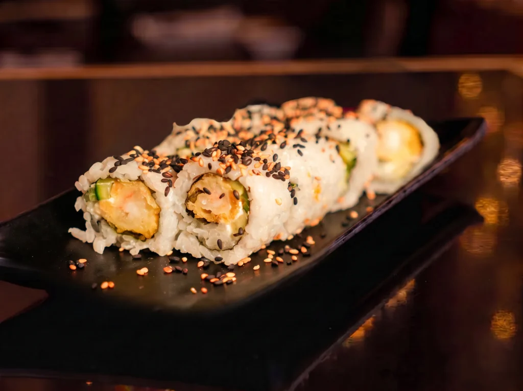 Philly Shrimp & Cucumber Roll - Premium Japanese Cuisine at Kingdom Sushi