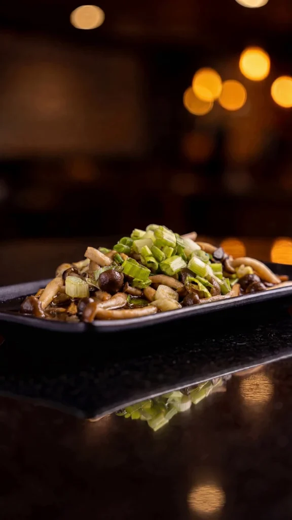 Shimeji – sautéed Japanese mushrooms at Kingdom Sushi Orlando
