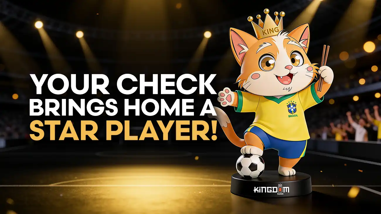 World Cup 2026 Promotion at Kingdom Sushi — Dine, Close Your Bill, and Take Pete Home