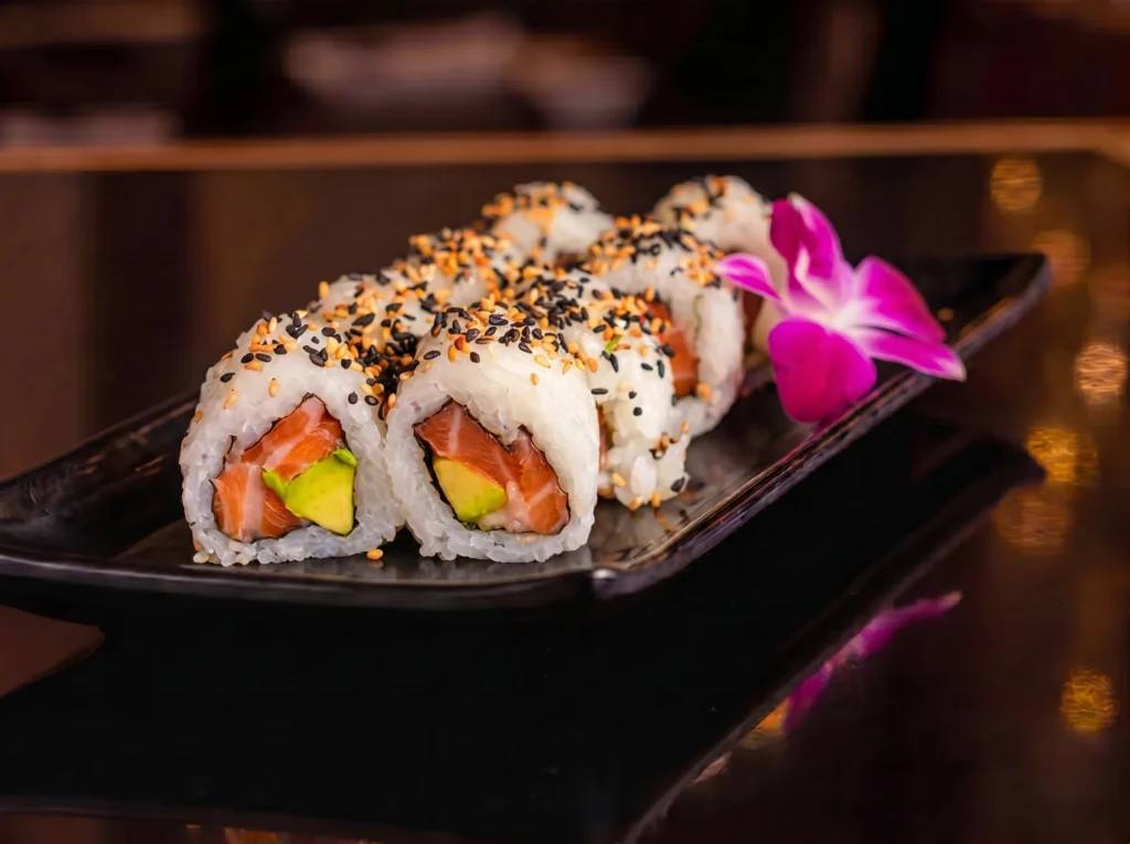 Avocado & Salmon Roll - Premium Japanese Cuisine at Kingdom Sushi