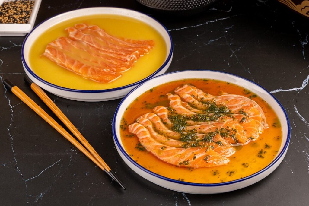 Salmon Carpaccio Rod - Premium Japanese Cuisine at Kingdom Sushi