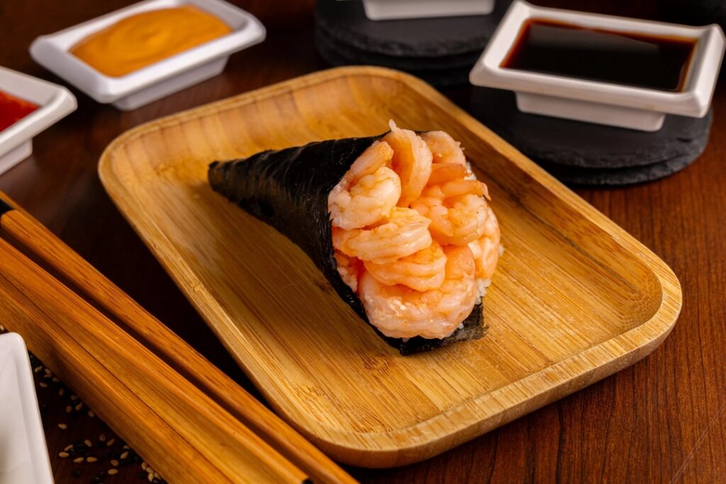 Ebi Temaki Rod - Premium Japanese Cuisine at Kingdom Sushi