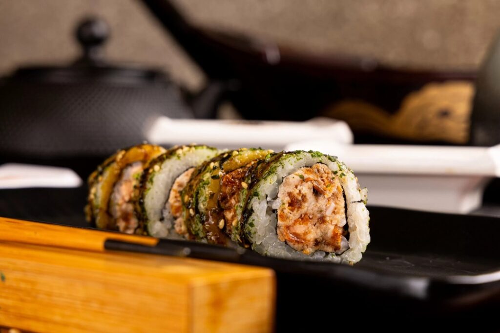 Salmon Skin Roll Rod - Premium Japanese Cuisine at Kingdom Sushi