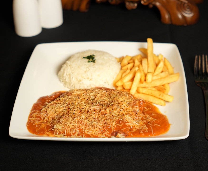 Steak Parmegiana - Premium Japanese Cuisine at Kingdom Sushi