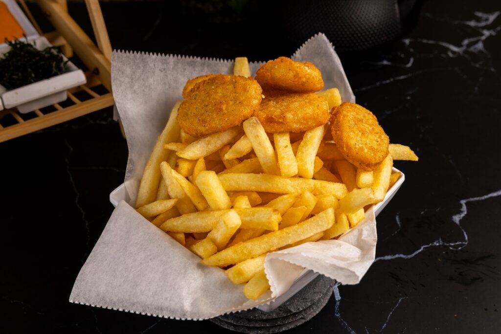 Nugget and French Fries - Premium Japanese Cuisine at Kingdom Sushi
