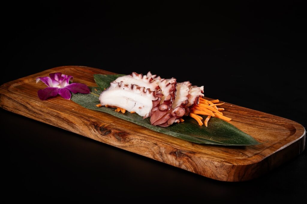 Octopus Sashimi - Premium Japanese Cuisine at Kingdom Sushi