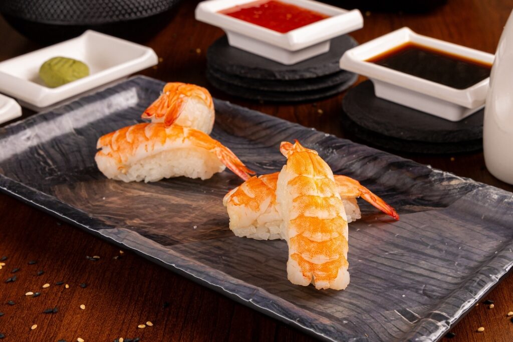 Shrimp Nigiri - Premium Japanese Cuisine at Kingdom Sushi