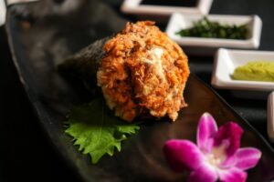 Grilled Salmon Temaki Rod