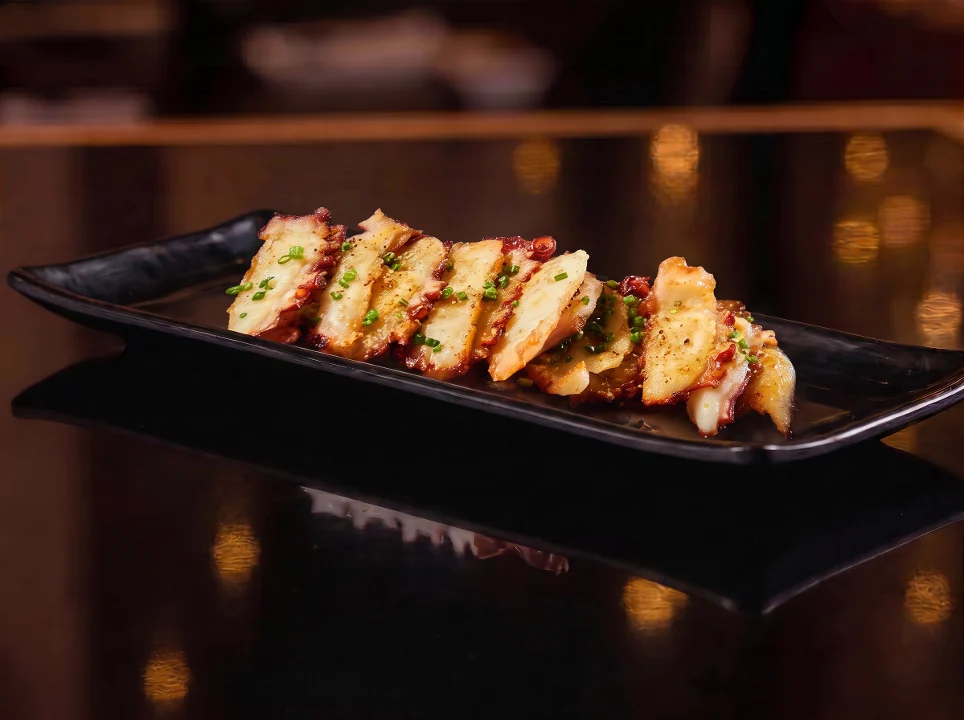 Teppan Octopus - Premium Japanese Cuisine at Kingdom Sushi
